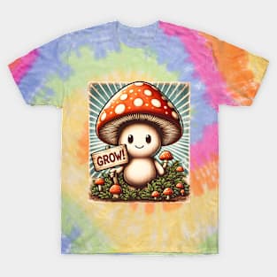 Mushroom to Grow2 - Nature-Inspired T-Shirt Design T-Shirt